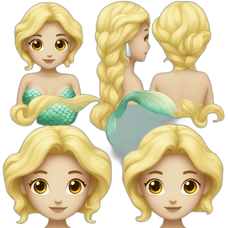 cute-mermaid-white-girl emoji