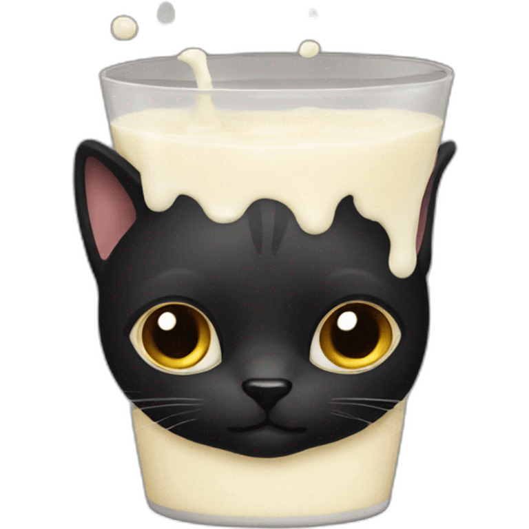 black cats milk  emoji