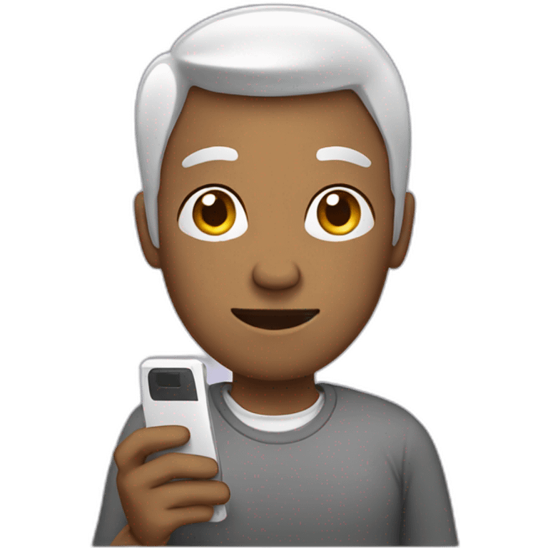 human with phone emoji