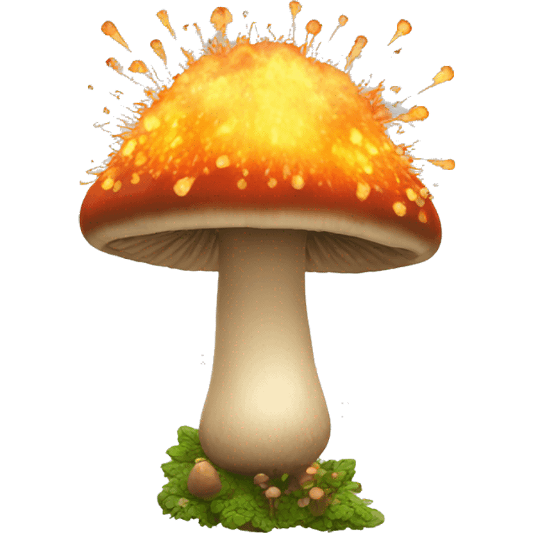 mushroom explosion emoji