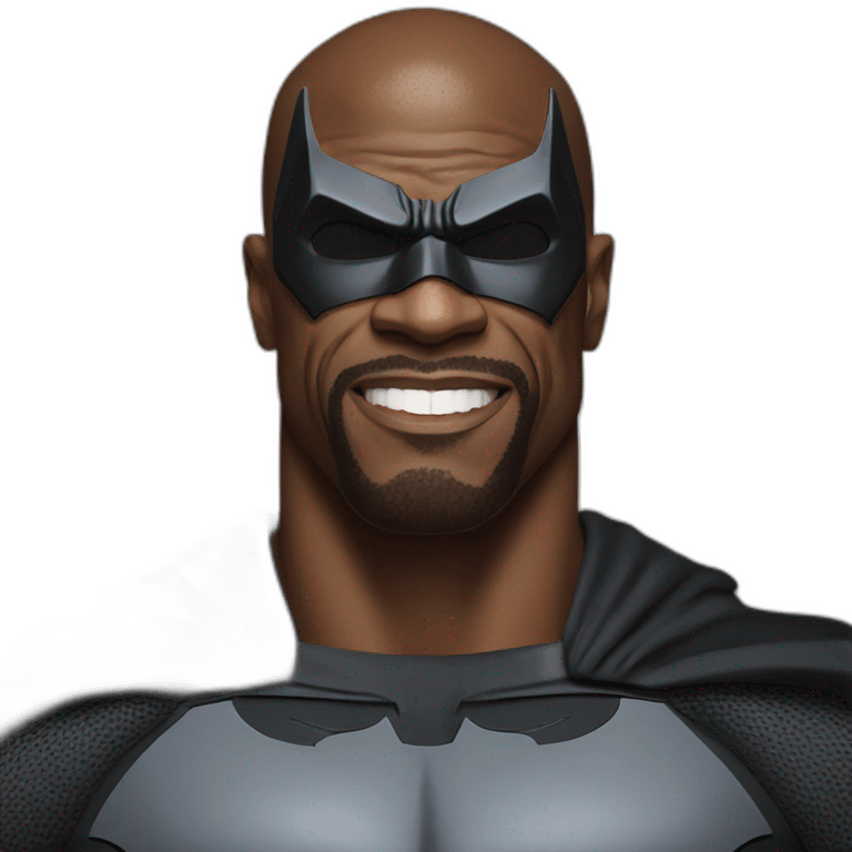 terry crews as batman emoji