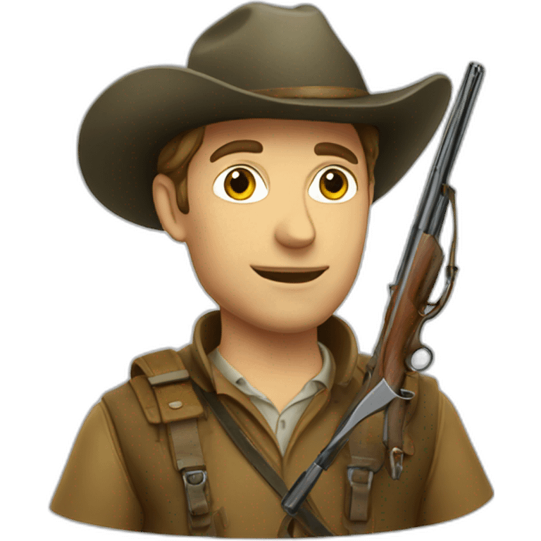 French Hunter emoji