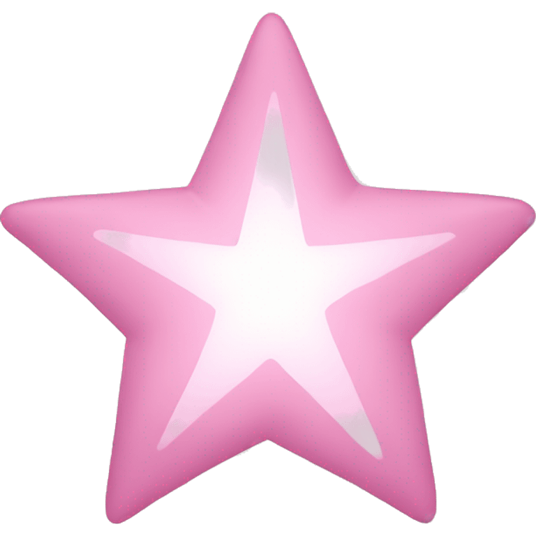 Light pink star  emoji