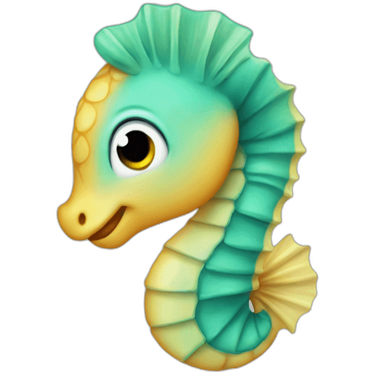 Baby sea horse emoji