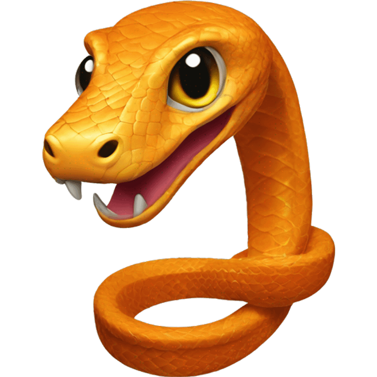 mamba snake orange co emoji