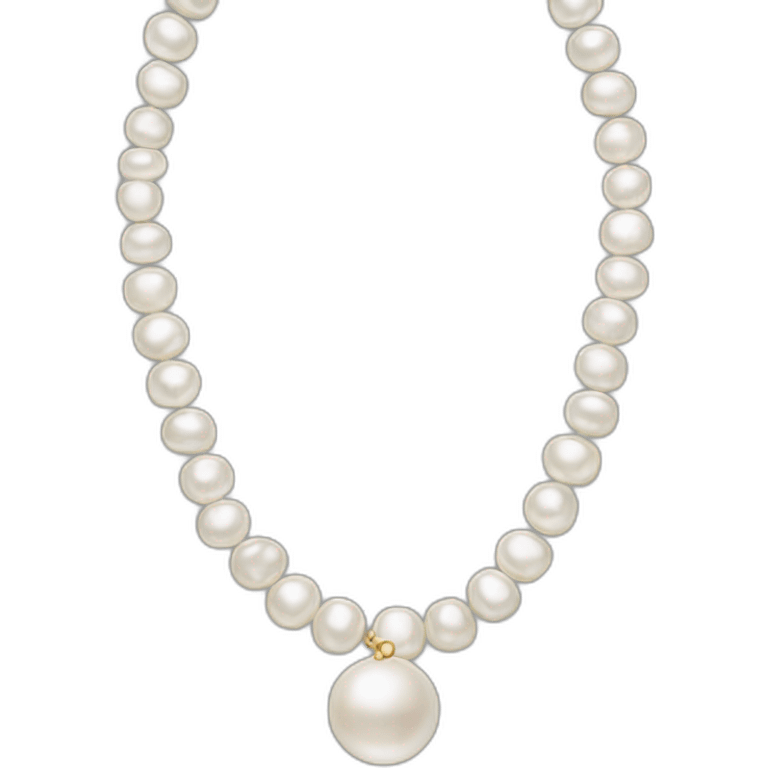 Pearls necklace emoji