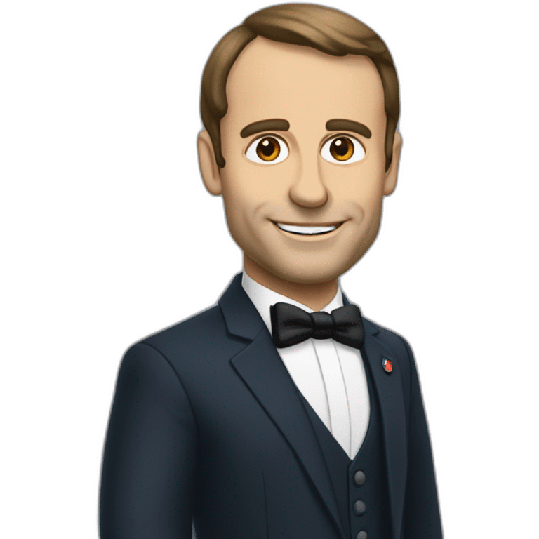 Macron qui boit de l’alcool emoji