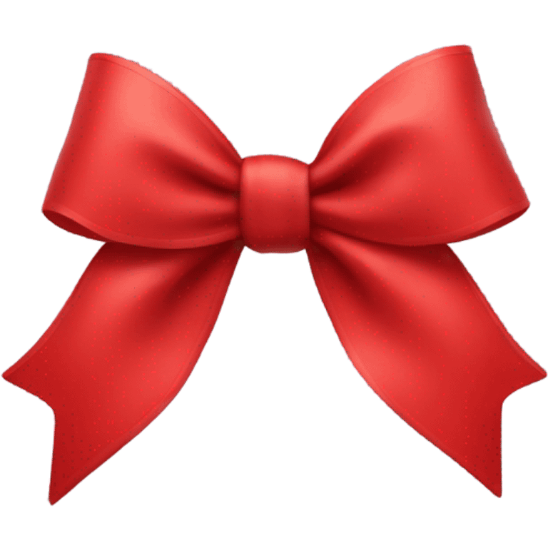 red cheer bow emoji