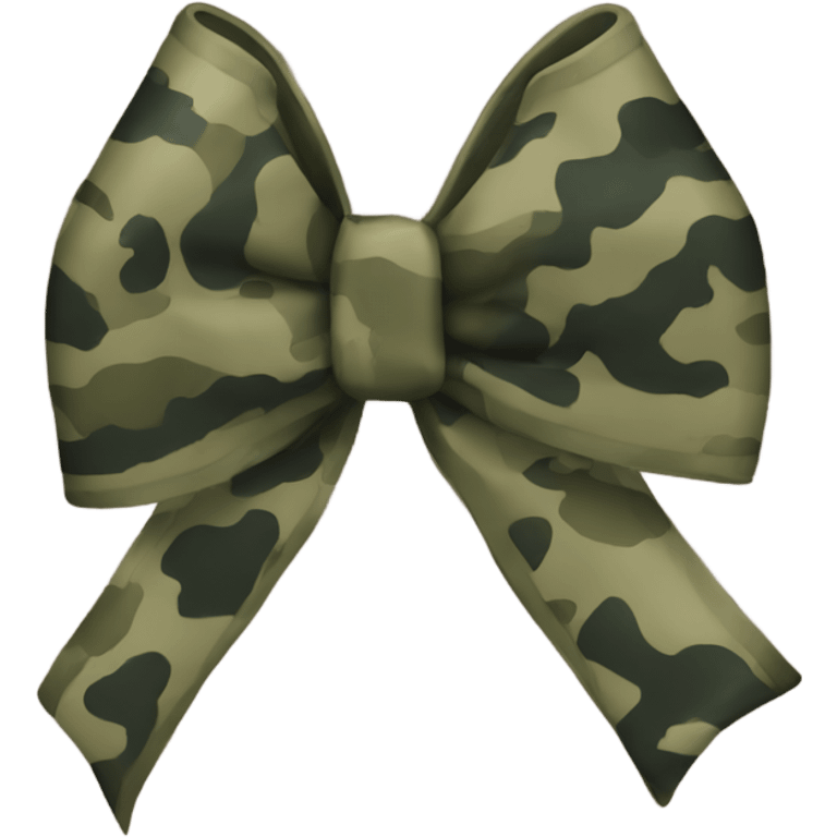 camo bow emoji