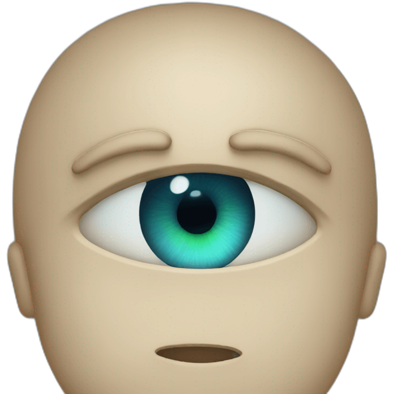 Cyber eye emoji