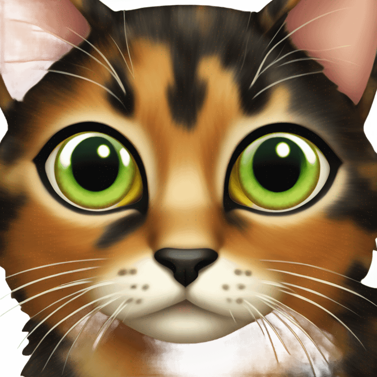 Tortoiseshell cat emoji