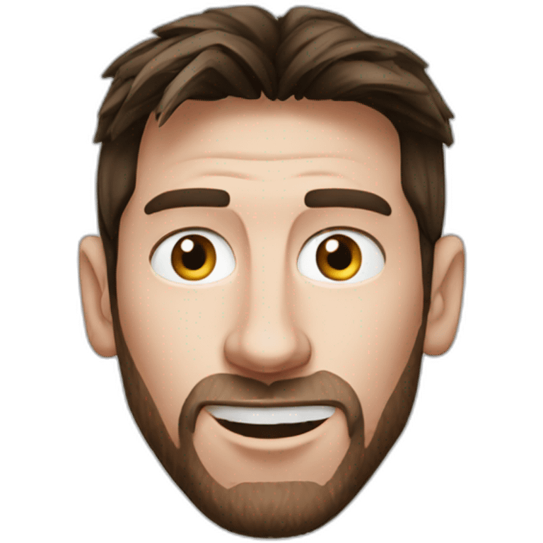 messi face emoji