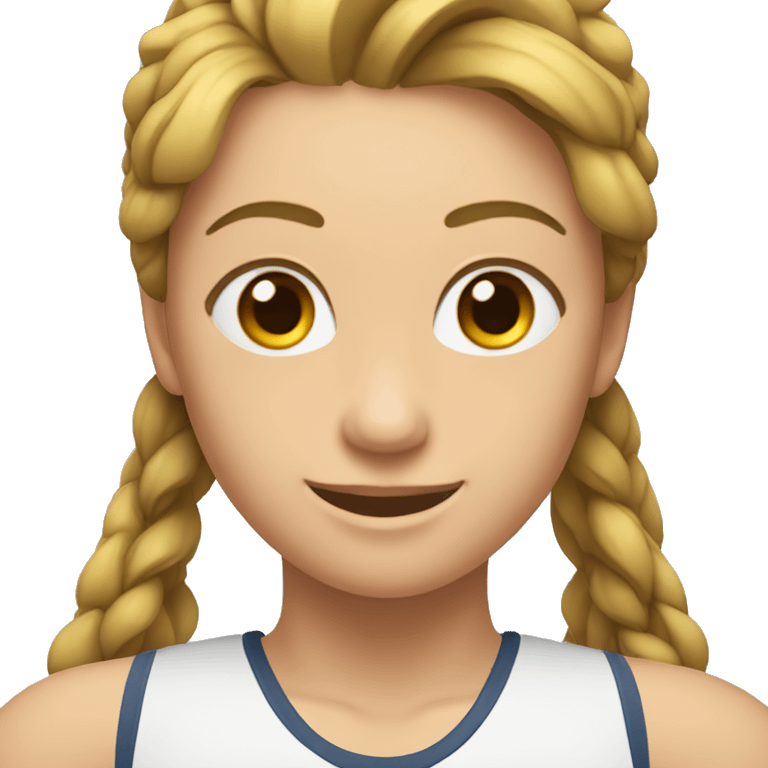 Una gimnasta rítmica  emoji