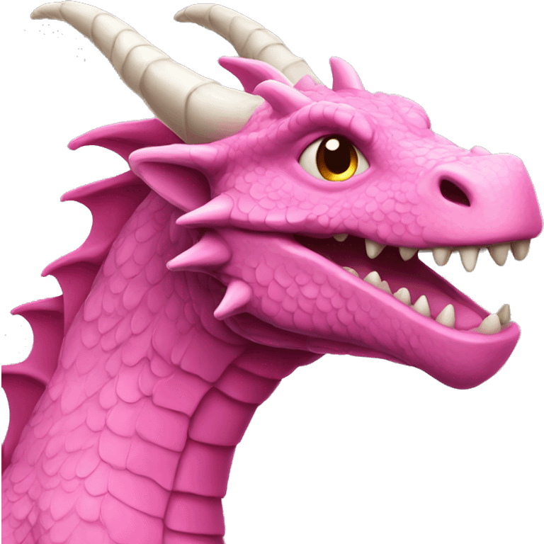 Pink dragon emoji