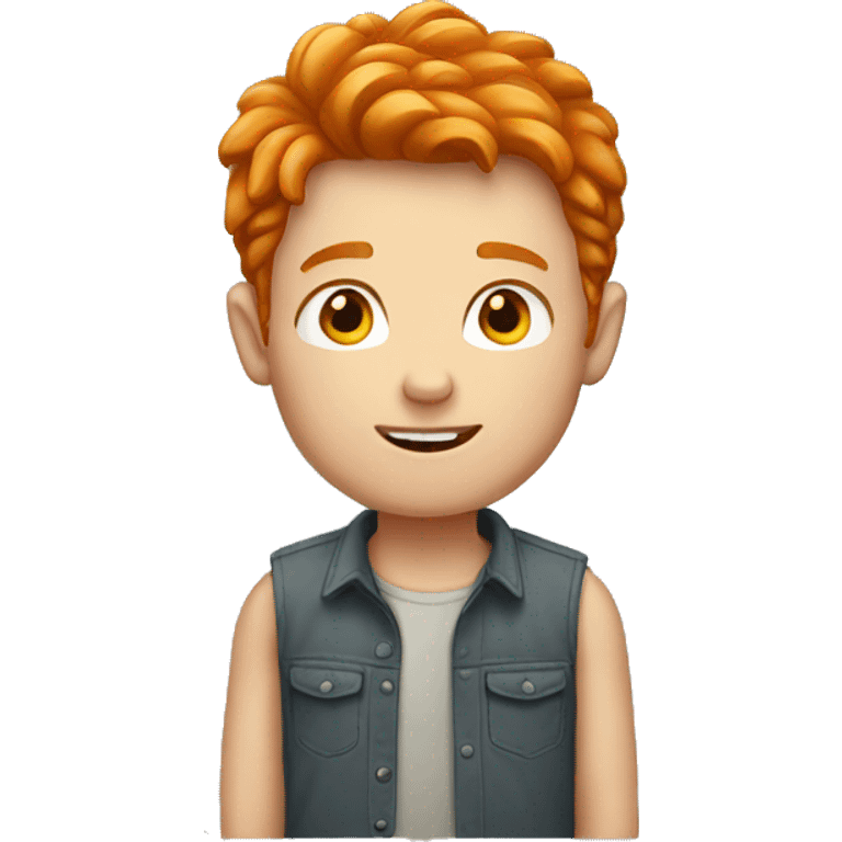 ginger boy with short ha emoji