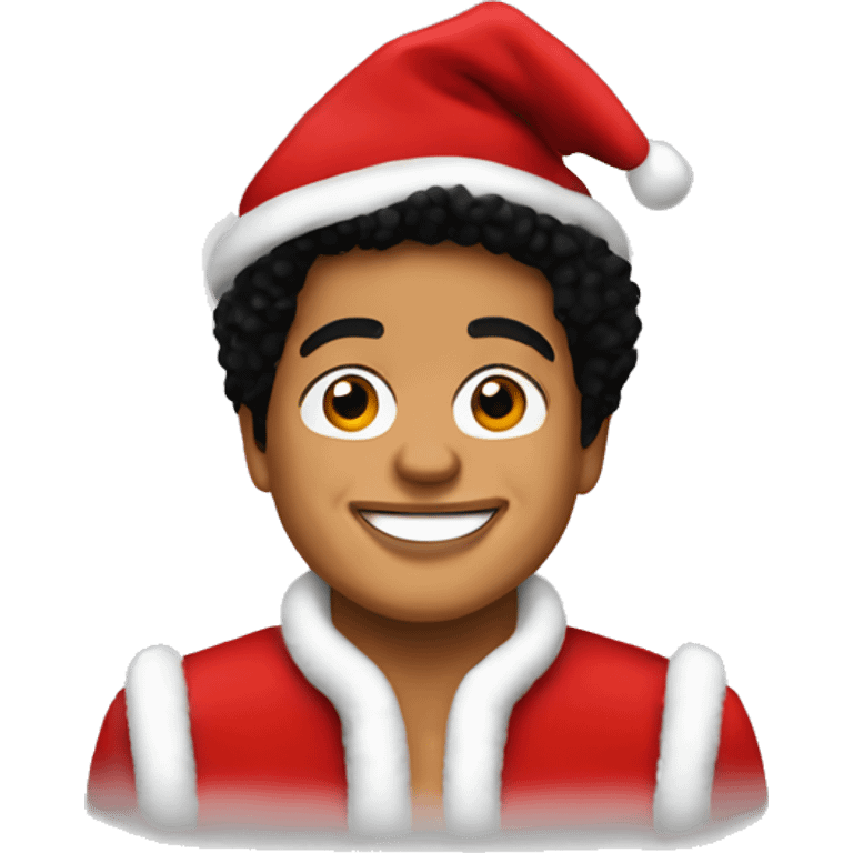 bruno mars as santa emoji