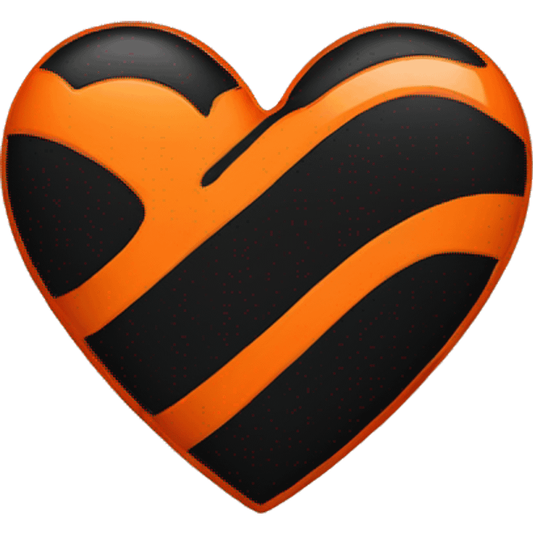 heart-orange-and-black-color emoji