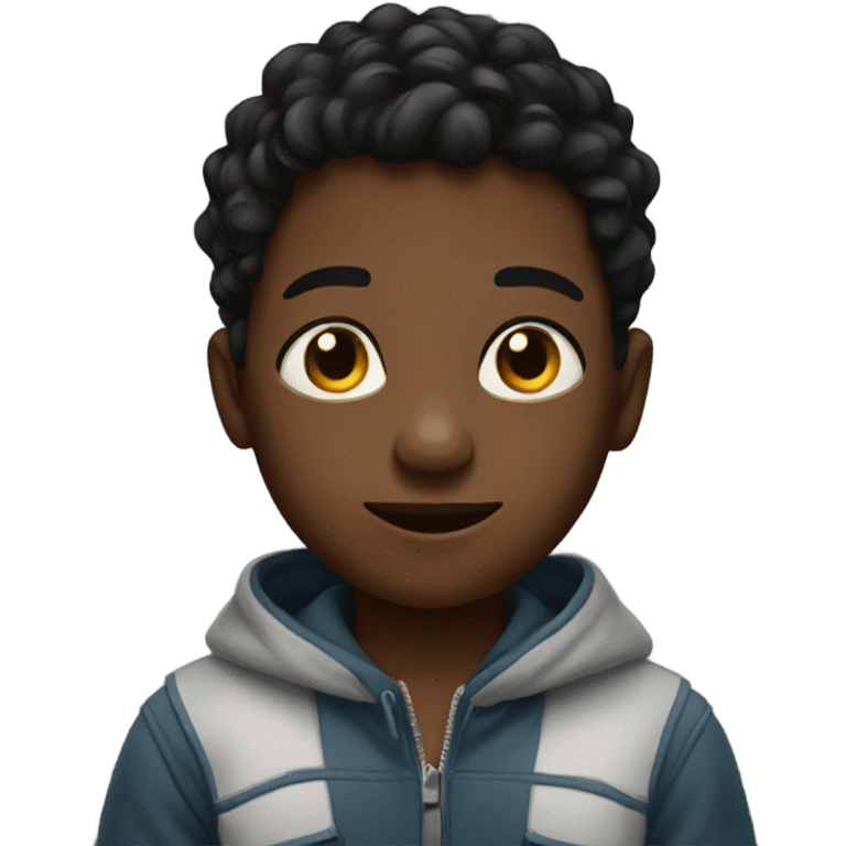 Young black boy emoji