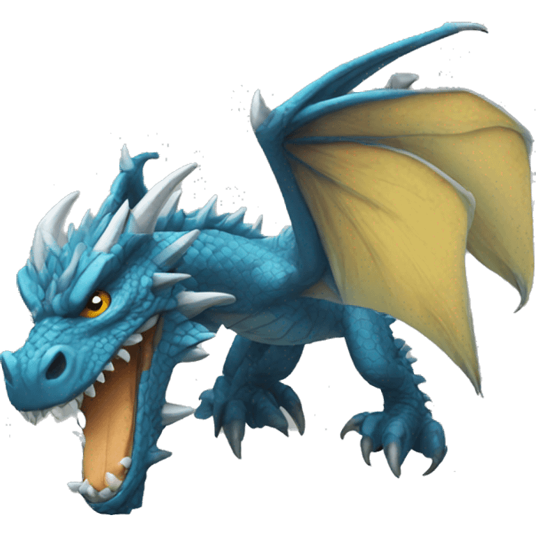 Cooler Drache emoji