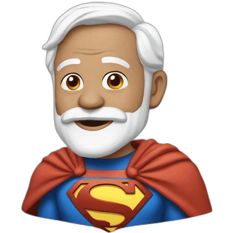 Modi super man emoji