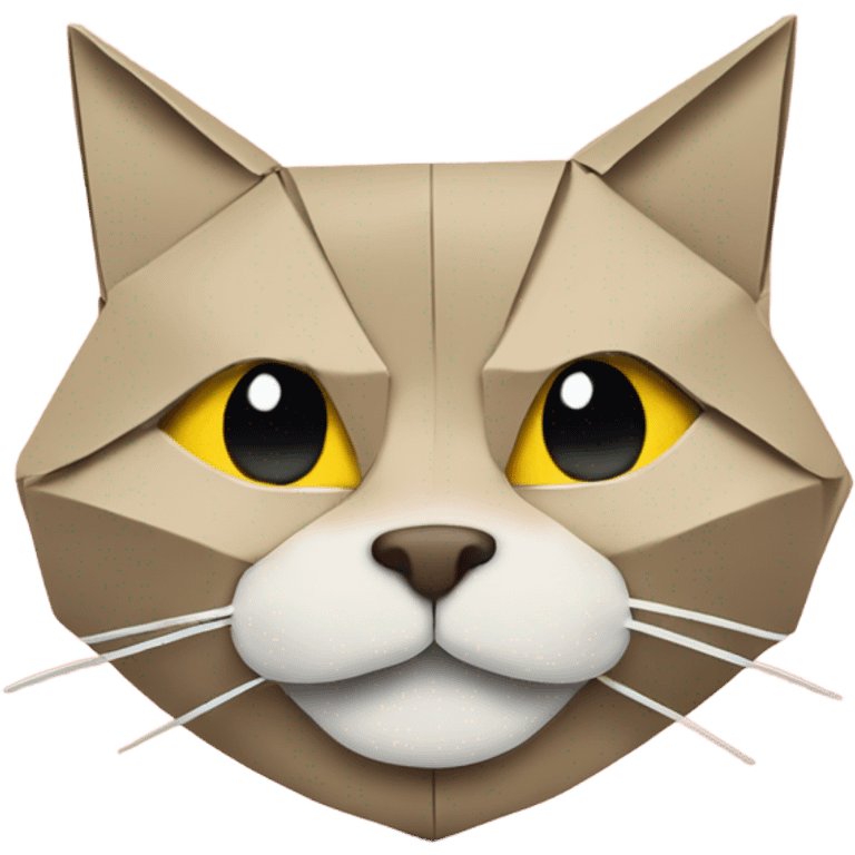 cat smiling origami saumon emoji