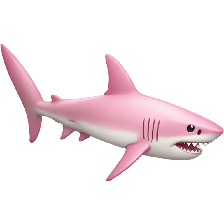 light pink shark pretty  emoji