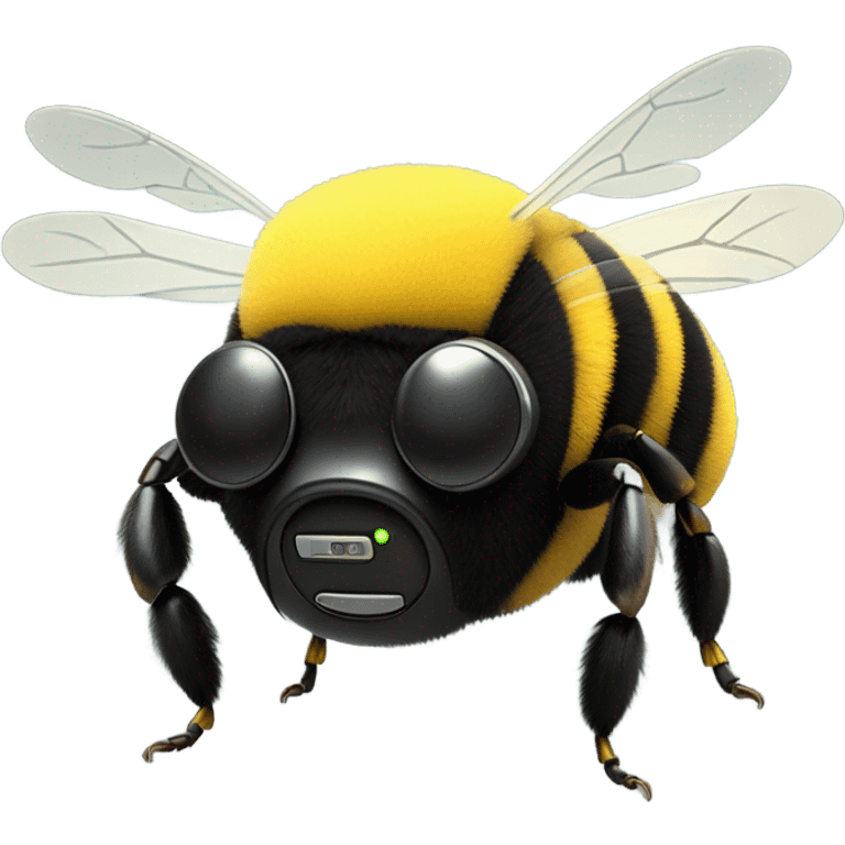 Bumble bee playing games emoji