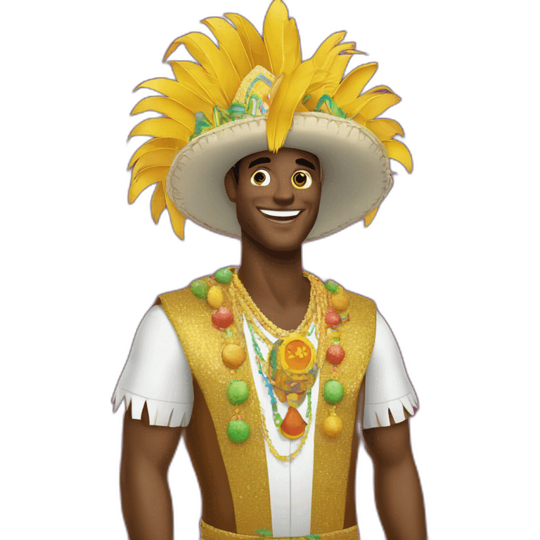 brasilian carnaval yang man emoji