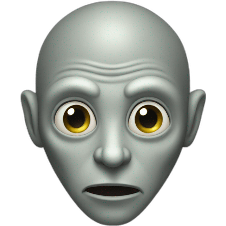 Grey Leno Alien emoji