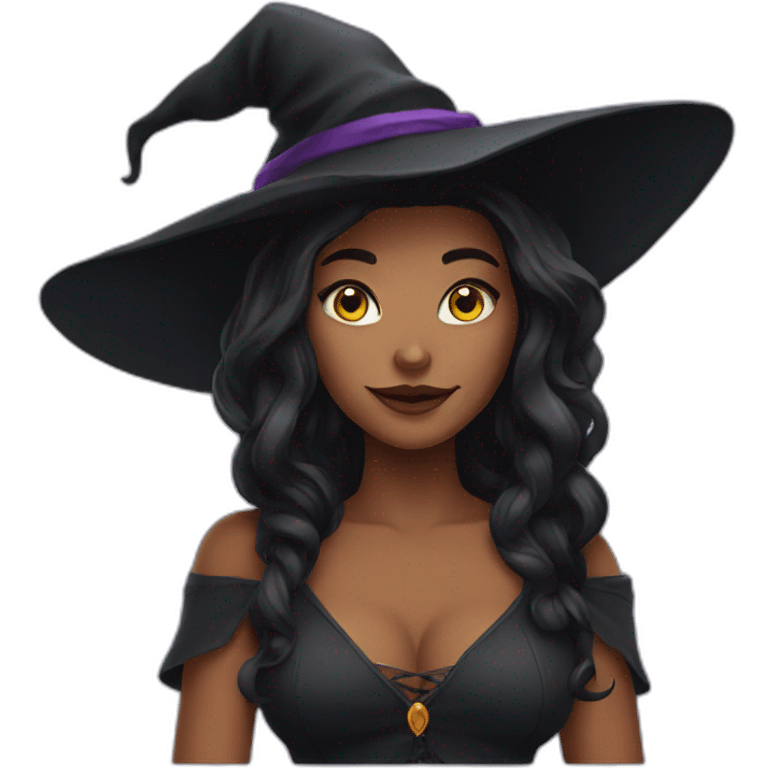 Beautiful witch emoji