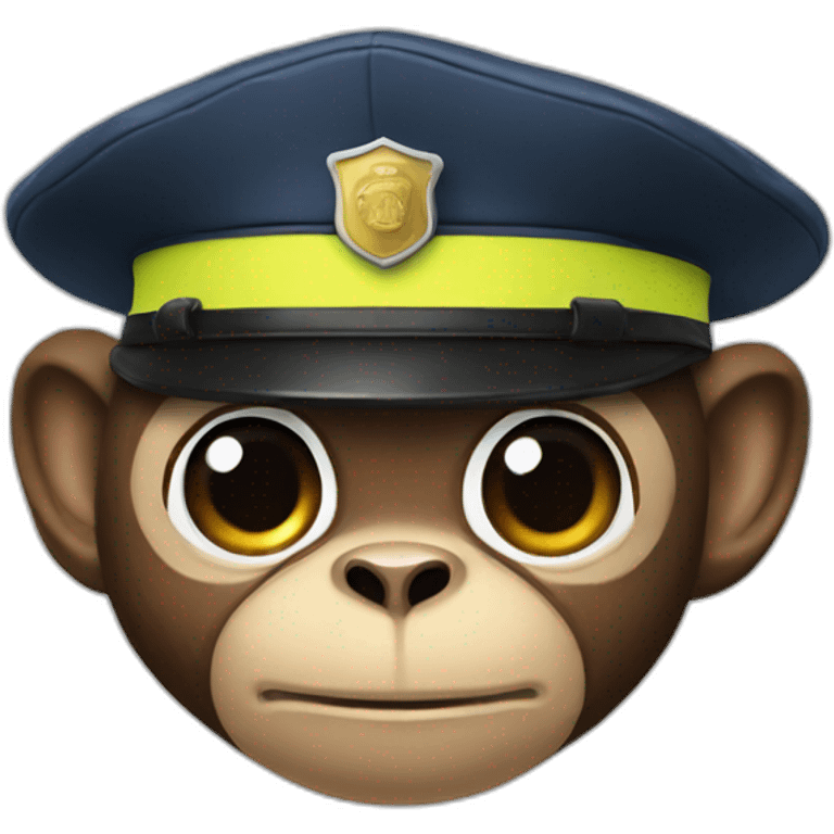 monkey policemen emoji