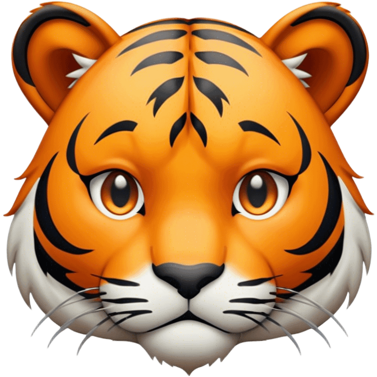 Sad tiger emoji