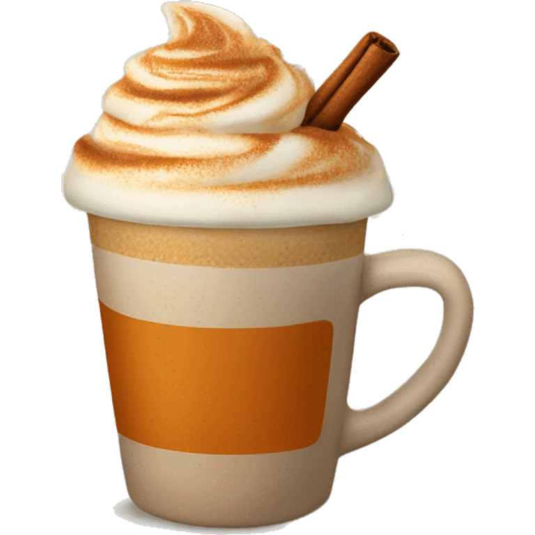 Pumpkin spice latte  emoji