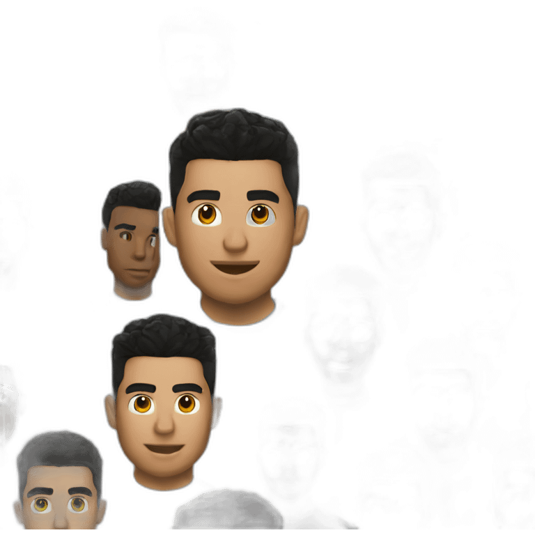 Hakimi sur Ronaldo emoji