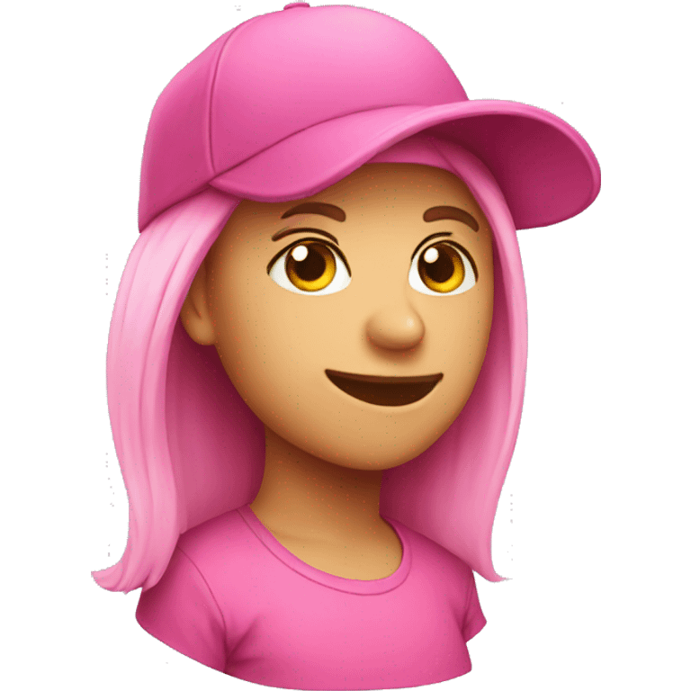 pink hat emoji