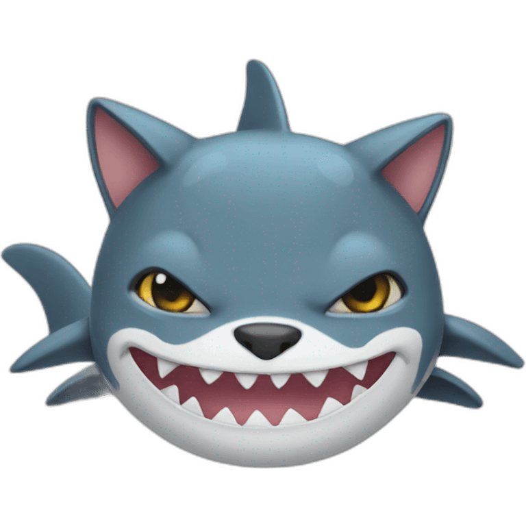 shark cat emoji