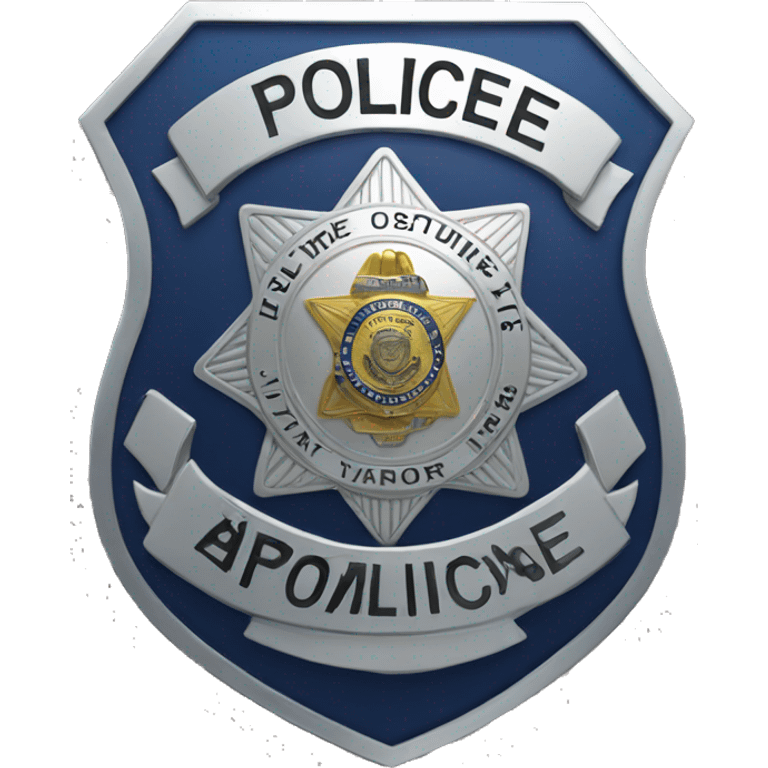 Police badge emoji