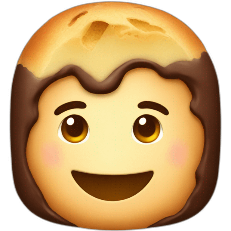 Panetone chocolate emoji