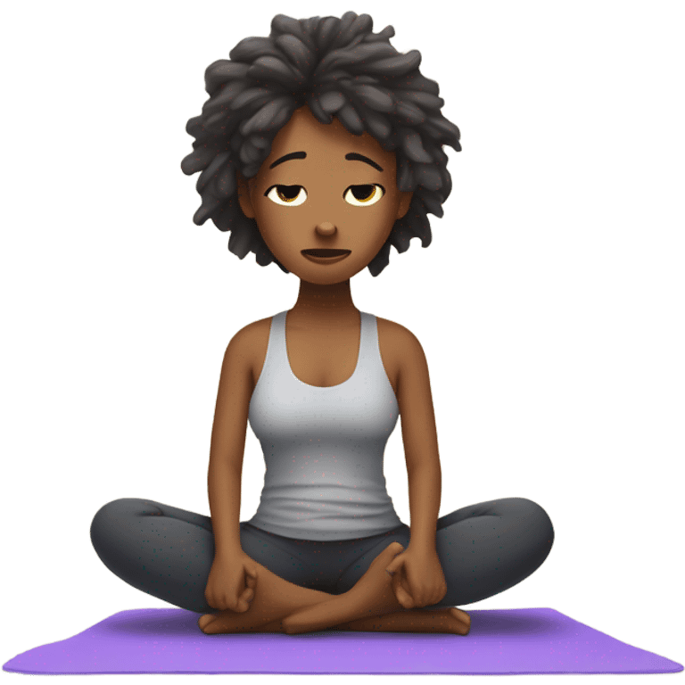 Hot yoga hungover  emoji