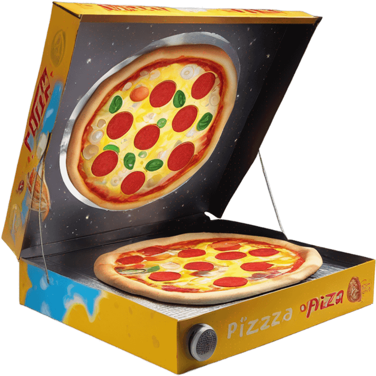 Pizza box solar oven emoji