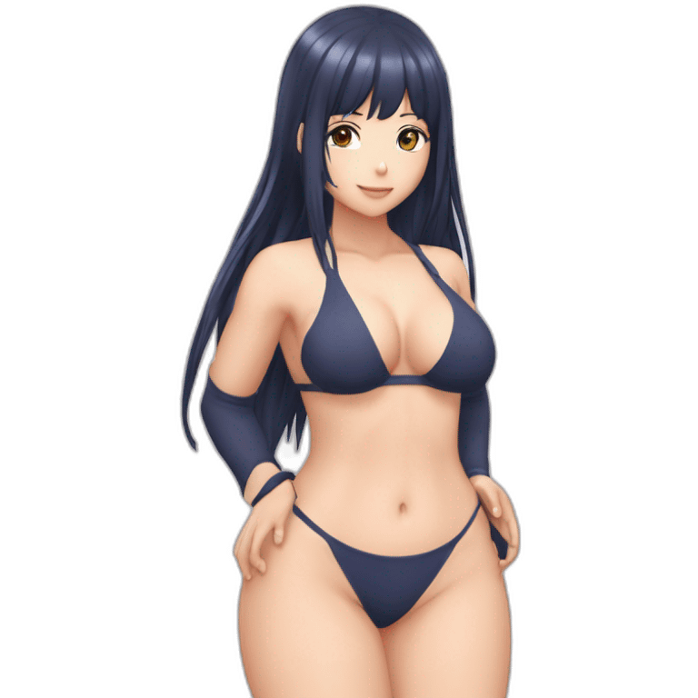 hinata hyuga full body pawg micro bikini back focus emoji