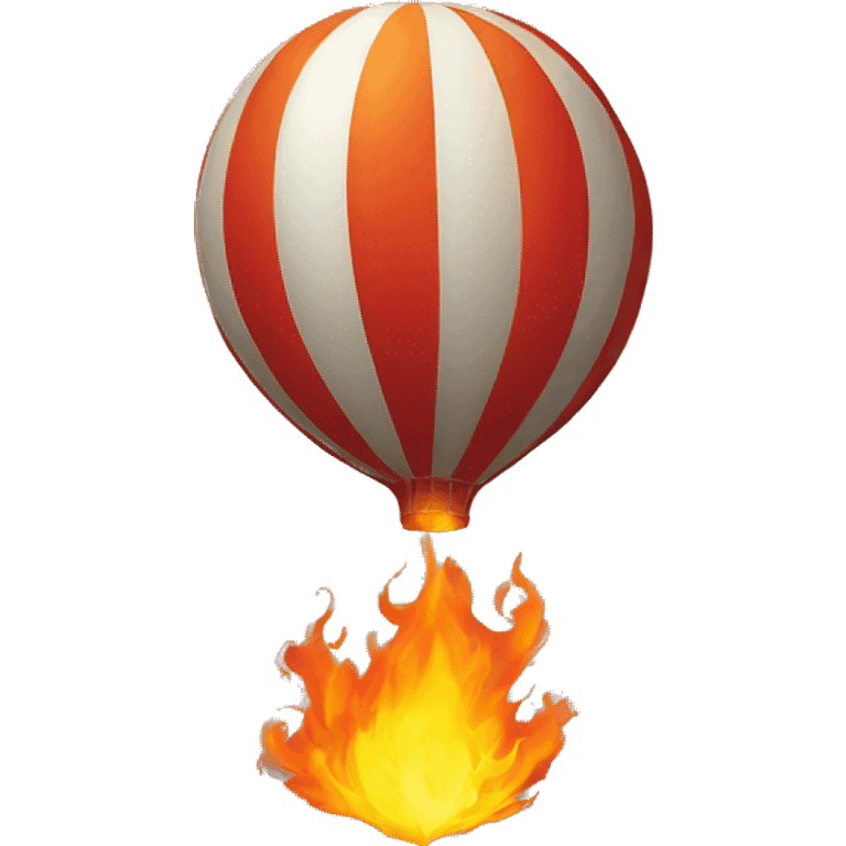 Ballon en feu emoji