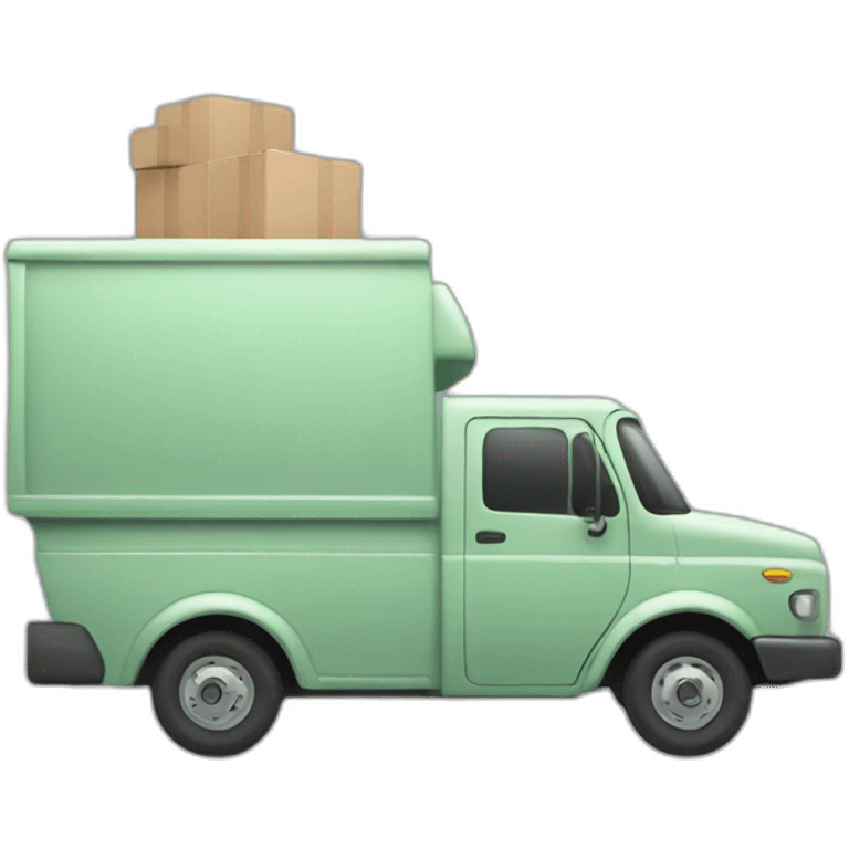 Delivery truck emoji