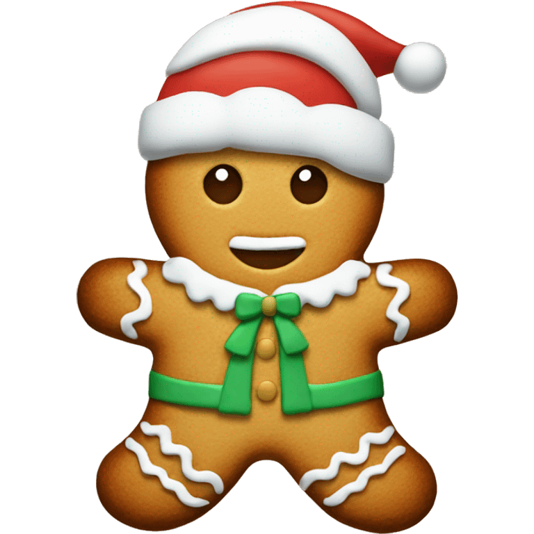 Christmas ginger cookie emoji