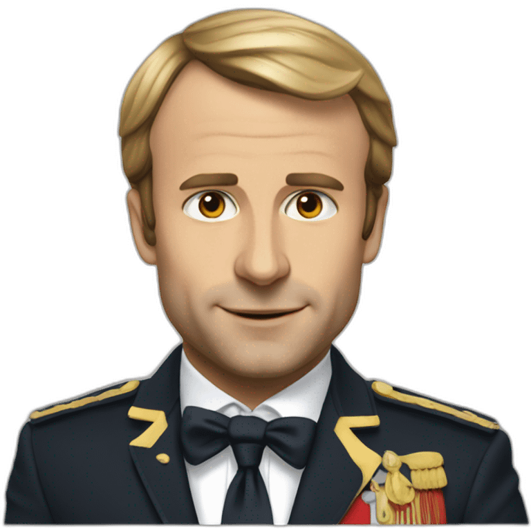 Macron enceint emoji