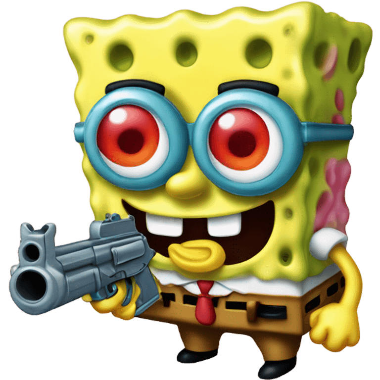 SpongeBob gun emoji