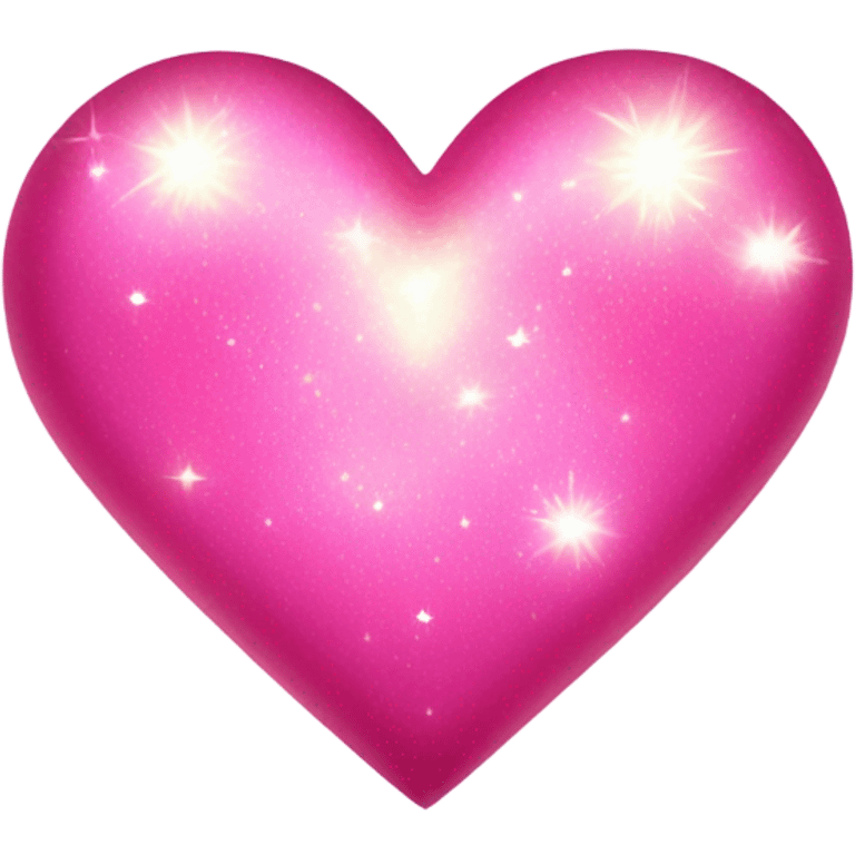 Pink magic heart  emoji