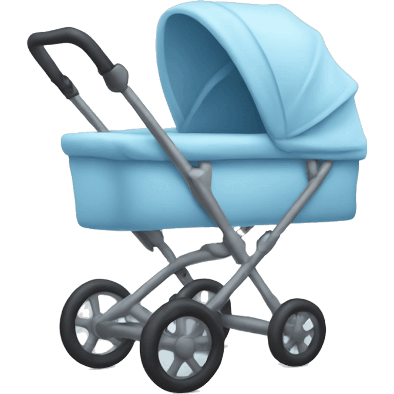 Light blue stroller emoji