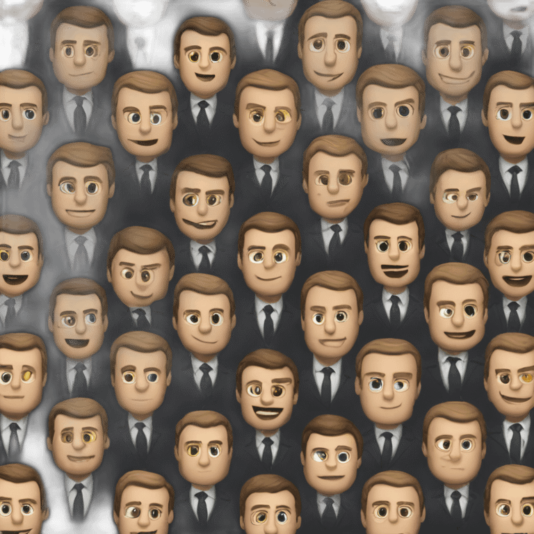 Macron au cinéma emoji