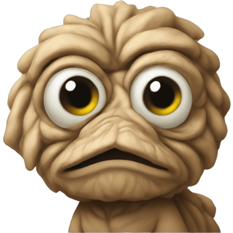 wrinkled coquí emoji